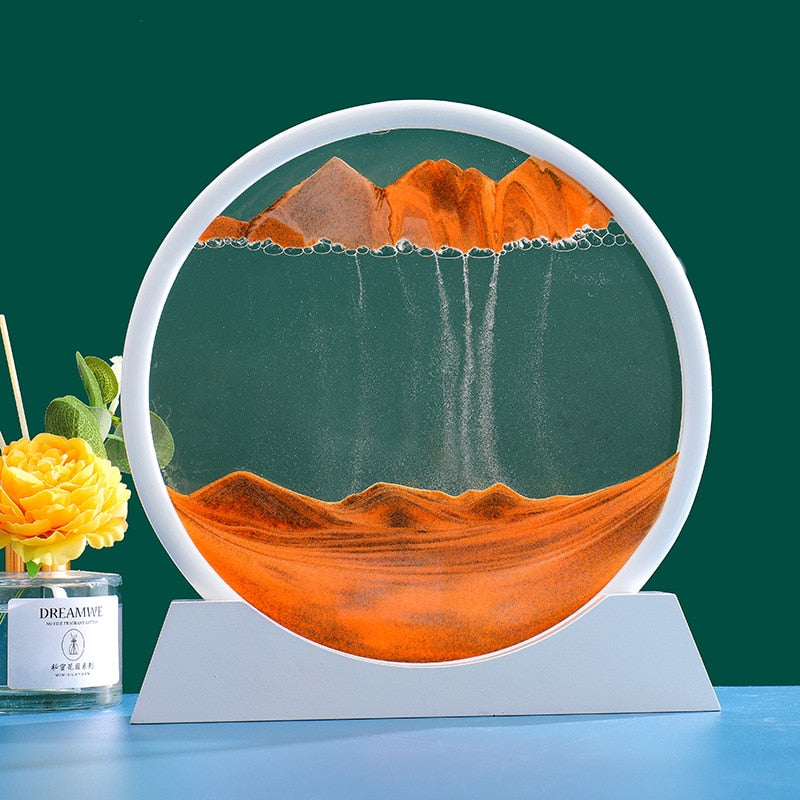 3D Moving Sand Art Hourglass