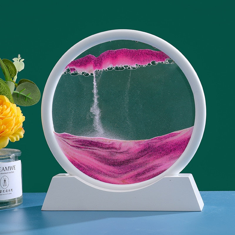 3D Moving Sand Art Hourglass